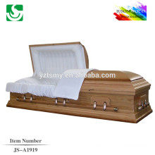 Trade Assurance High quality Water painting white interior wooden casket